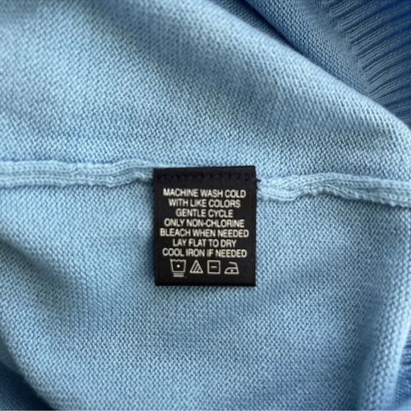 NWT Jack Nichlaus 100% Cotton V-Neck Sweater Pullover Size L - Picture 5 of 5